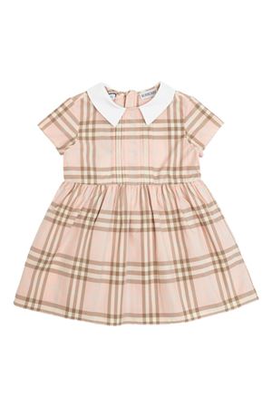 pink cotton dress BURBERRY KIDS | 8121224C4170